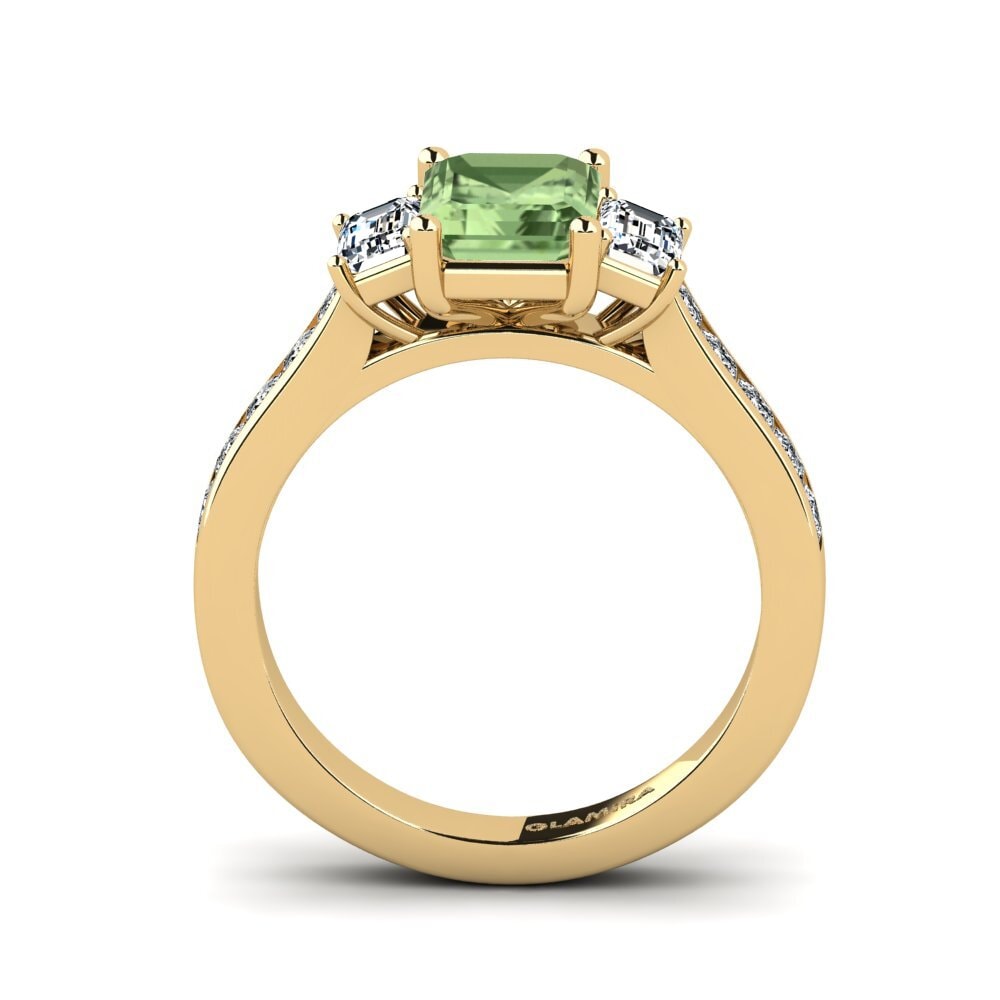 Green Sapphire Engagement Ring Vapha