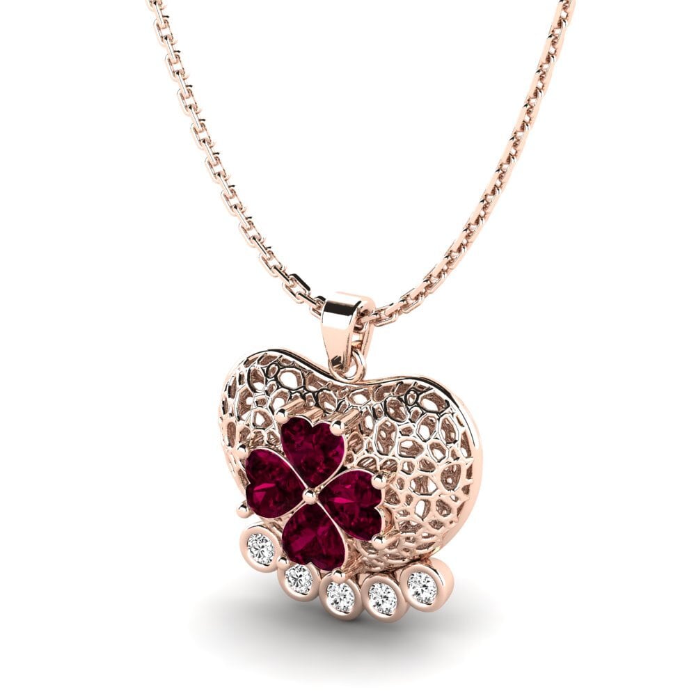 Granate Rhodolite Colgante de Mujer Varela