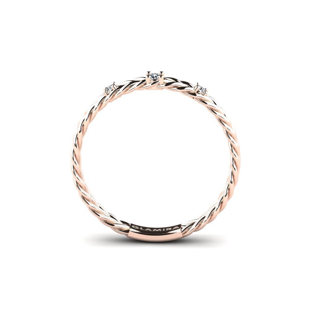 14K Rood Goud Zirkoon Ringen Varenza