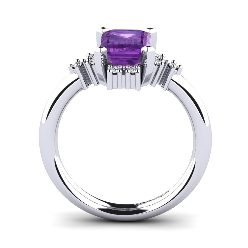 Amatista Anillo de compromiso Varese