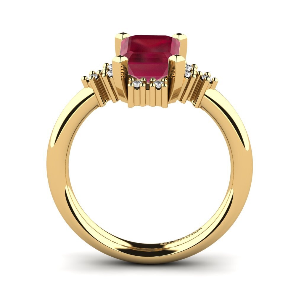 18ct Yellow Gold Engagement Ring Varese