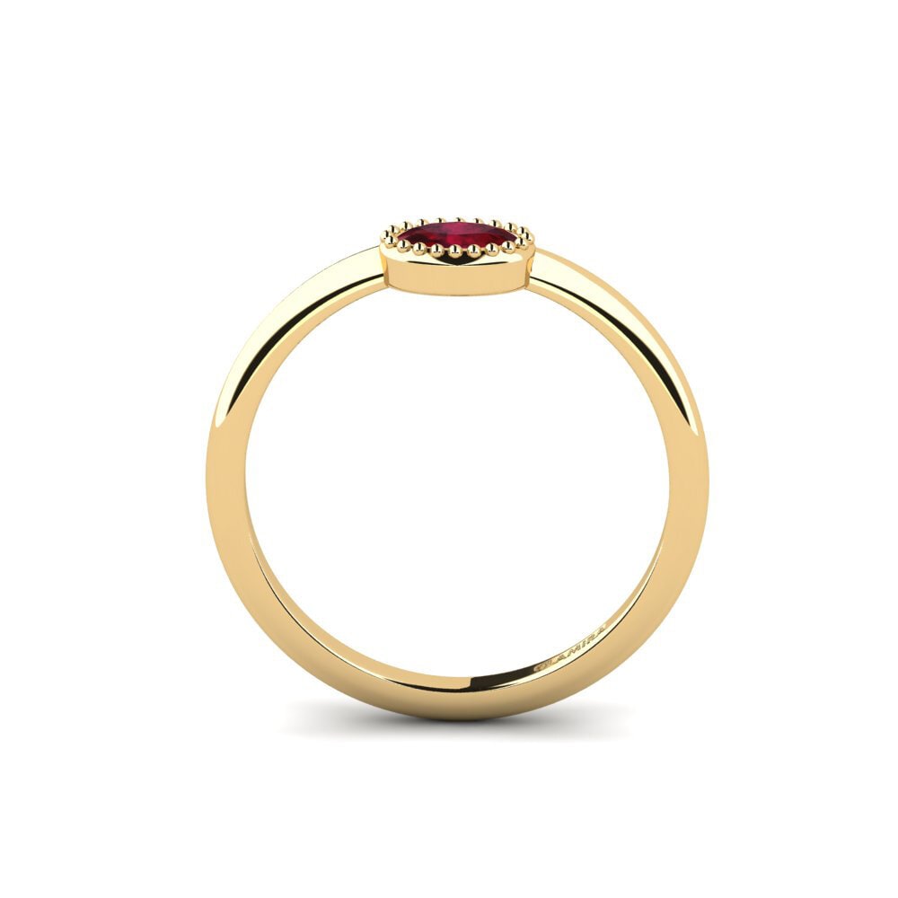 Rubí Anillo de compromiso Velani