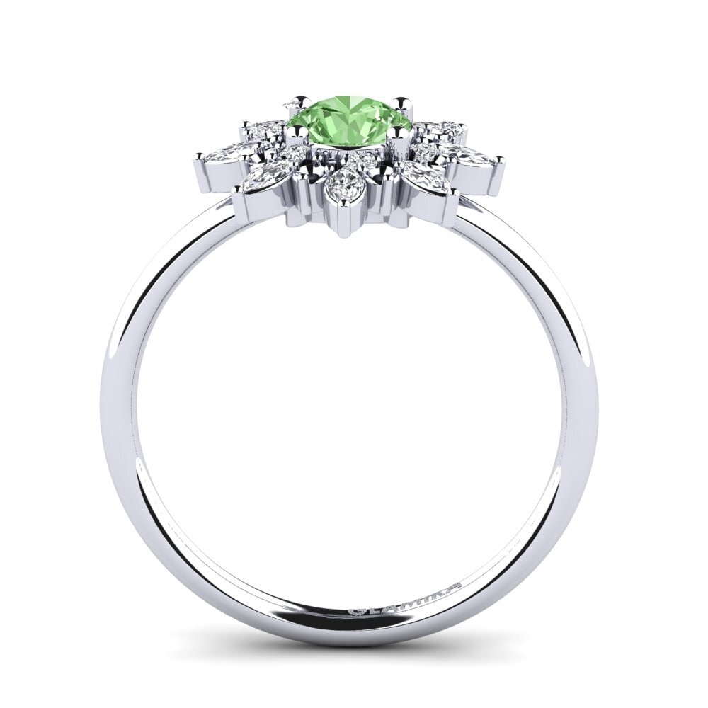 Green Diamond Ring Vena