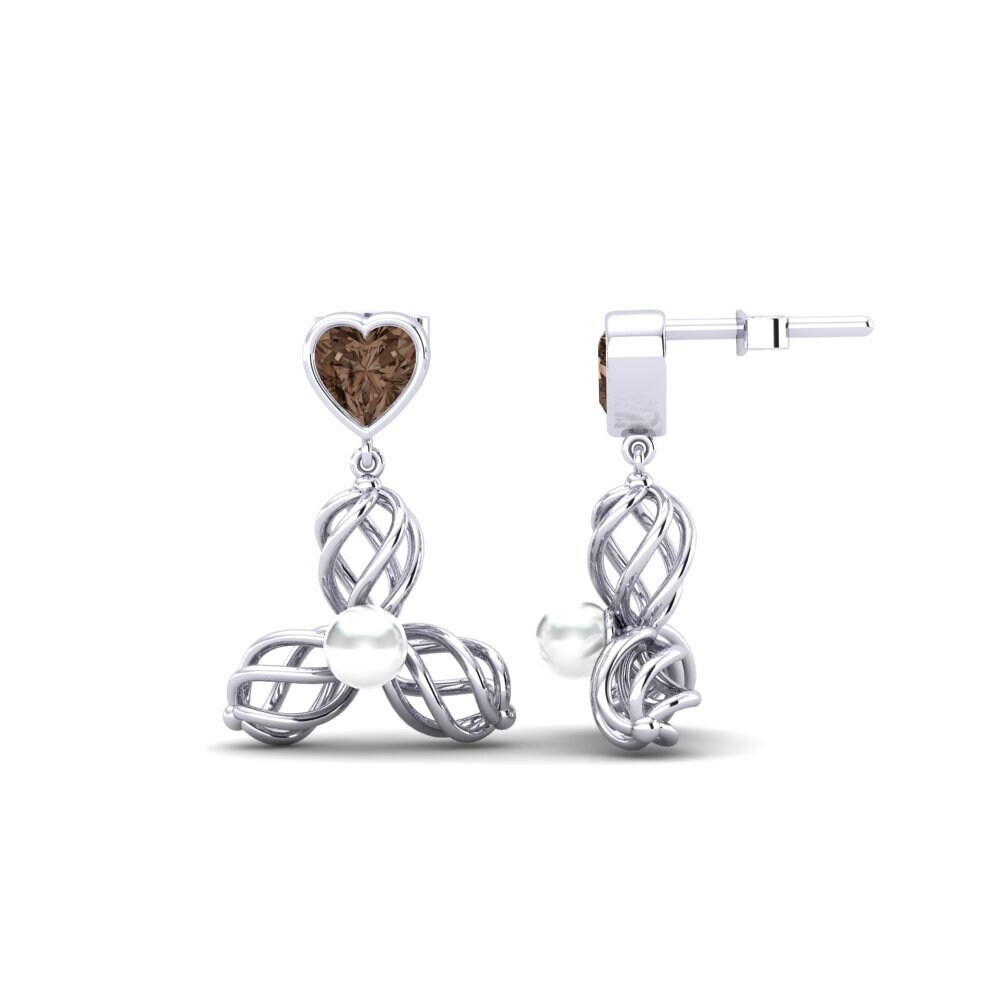 Rook Kwarts Dames Oorbellen Vendable