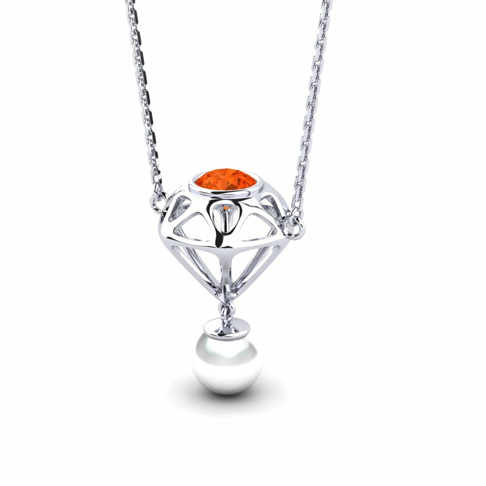 Fire Opal Women's Necklace Vendanger