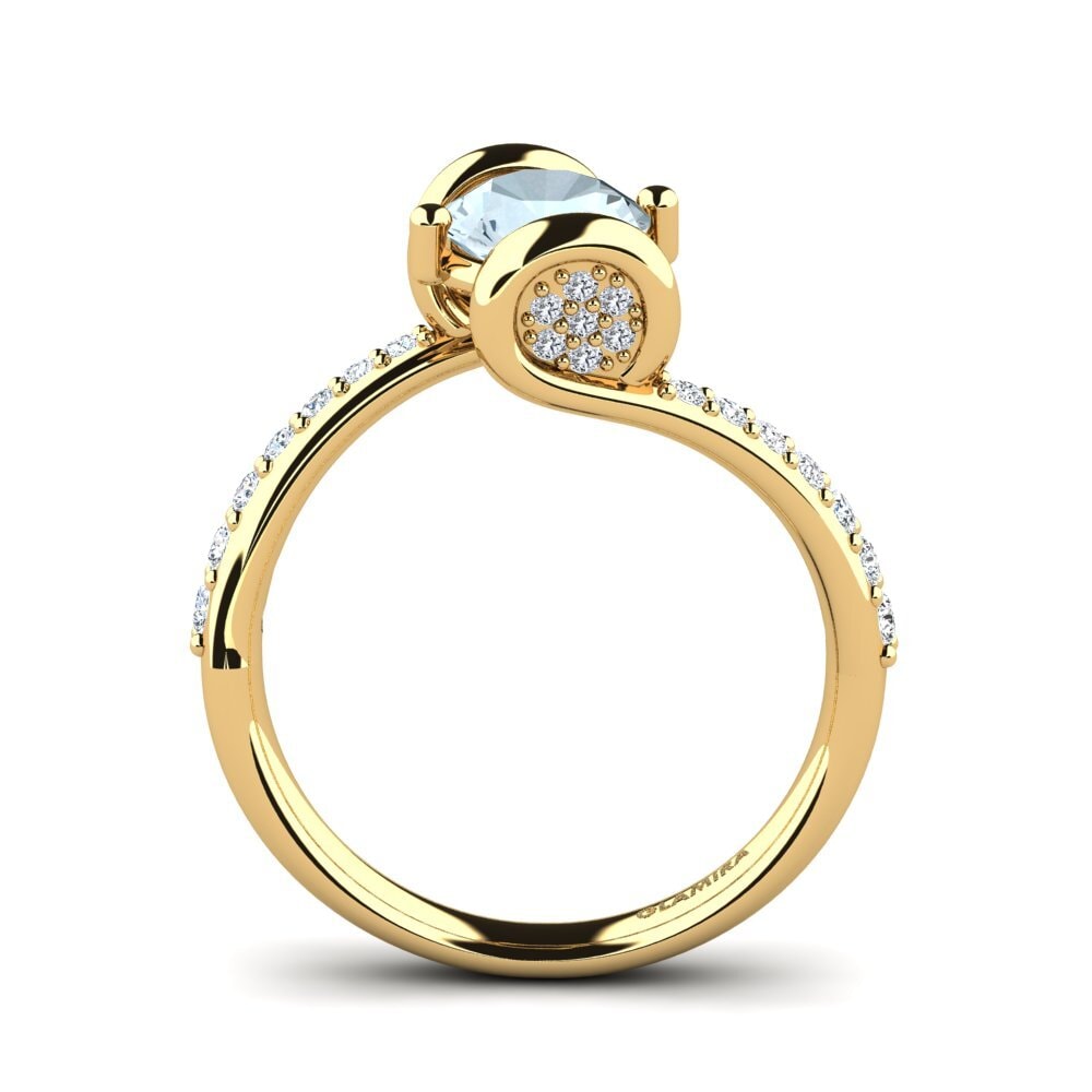 14ct Yellow Gold Engagement Ring Vendela