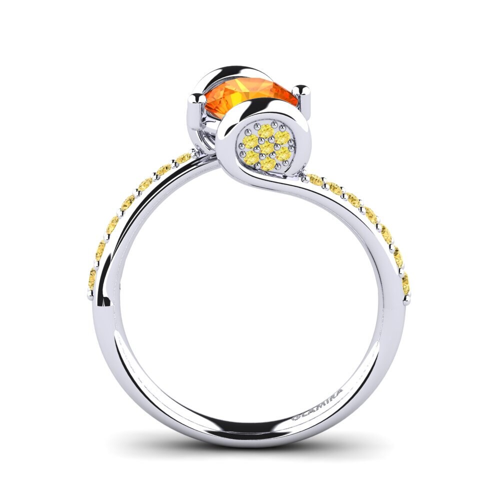 14k White Gold Engagement Ring Vendela