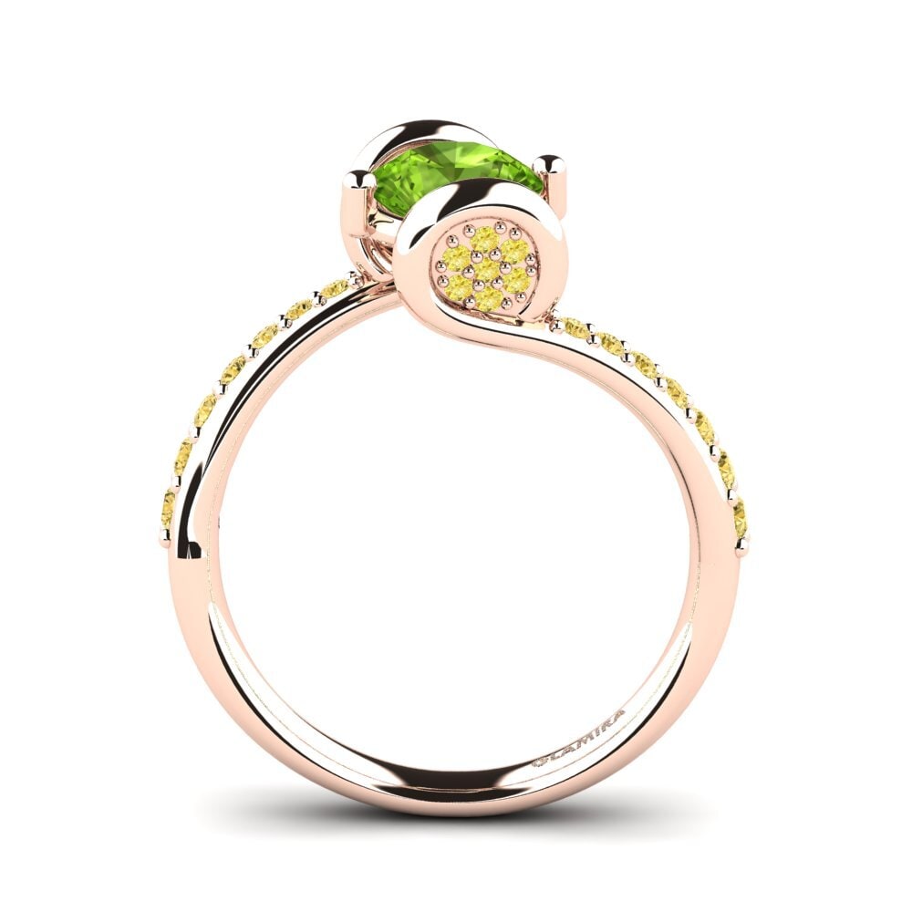 Peridot Engagement Ring Vendela