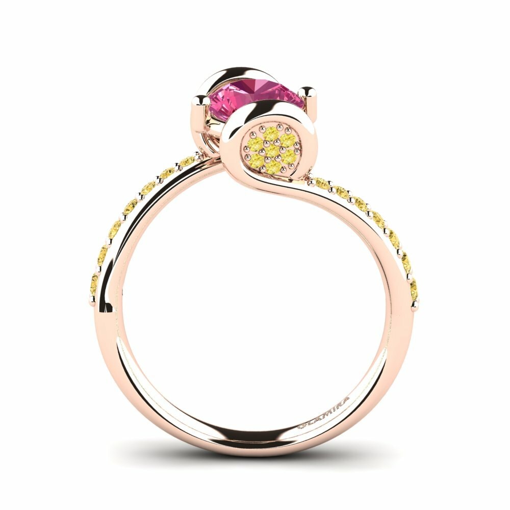 Anello di fidanzamento Vendela Tormalina Rosa