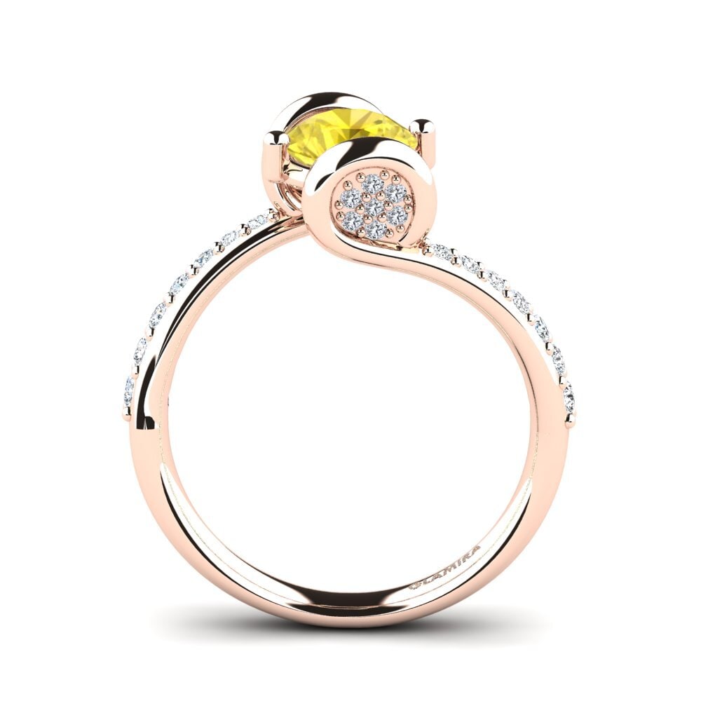 Yellow Sapphire Engagement Ring Vendela