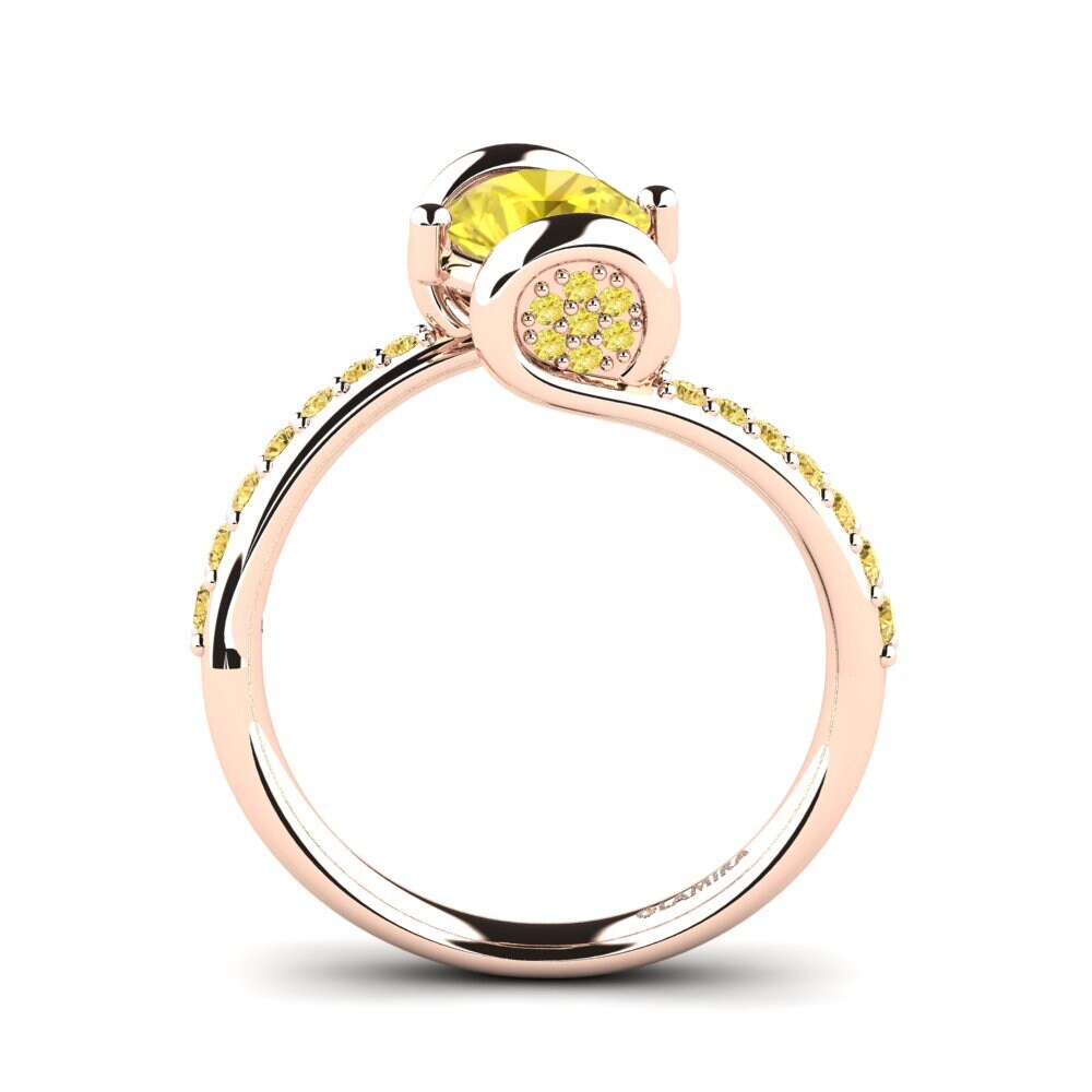 Yellow Sapphire Engagement Ring Vendela