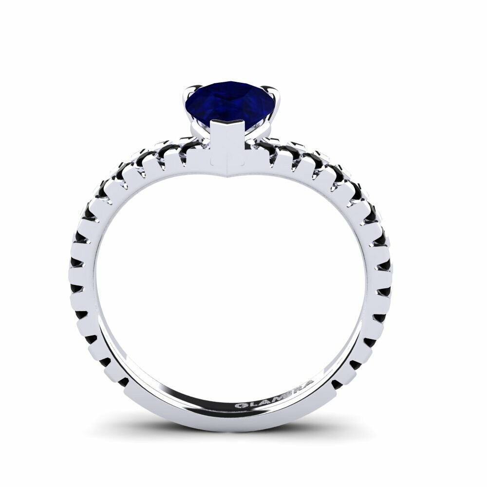 Zafiro Anillo de compromiso Venomoth