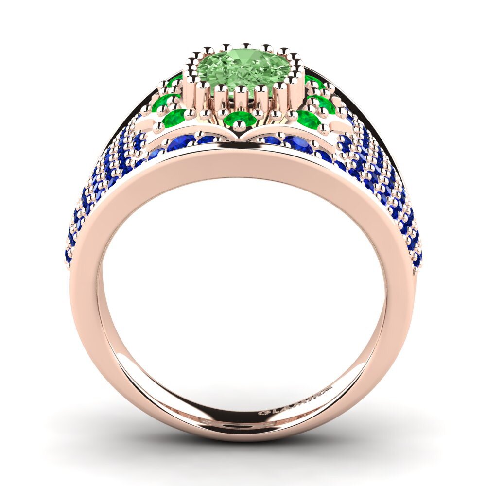 Green Diamond Ring Venus