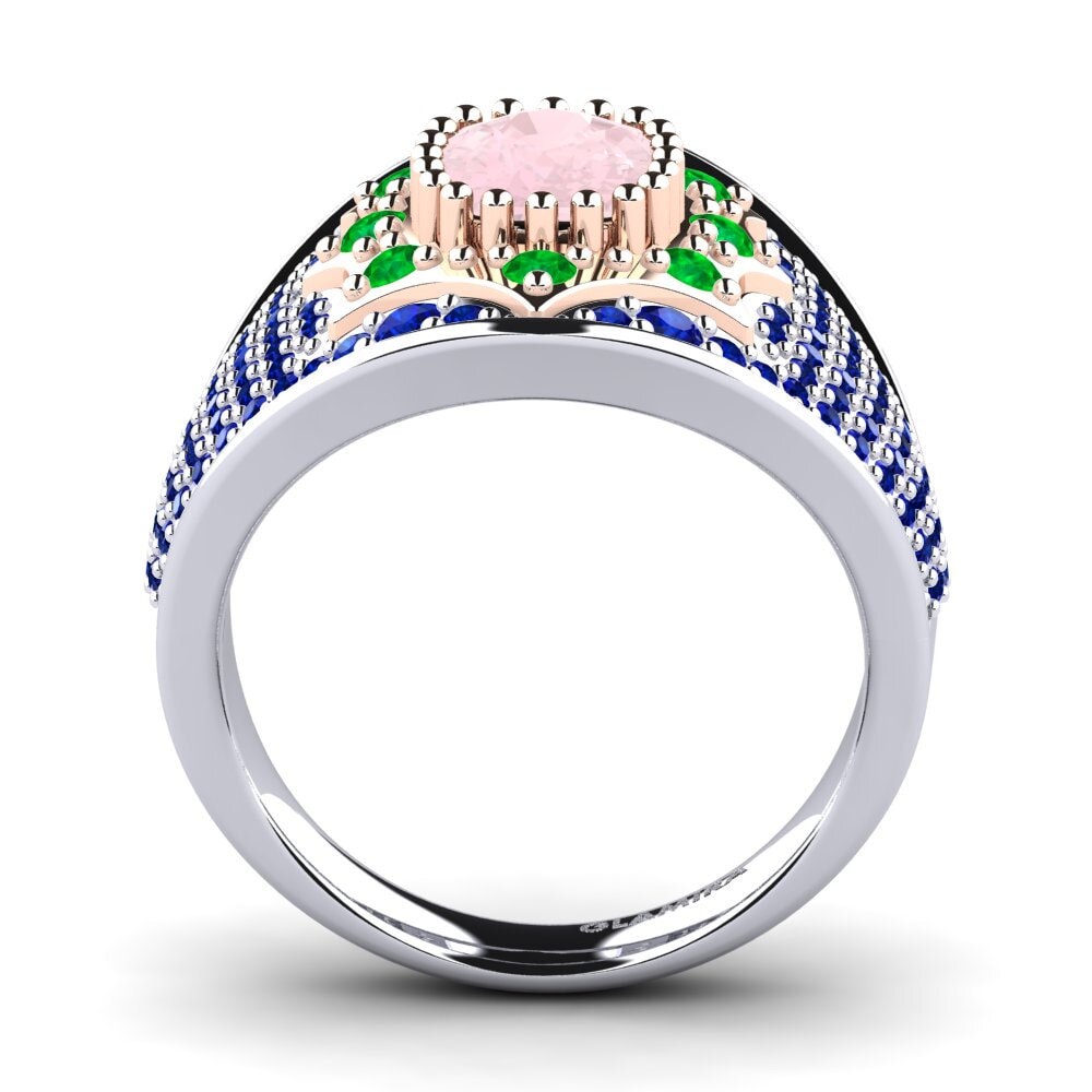 14k White & Rose Gold Ring Venus