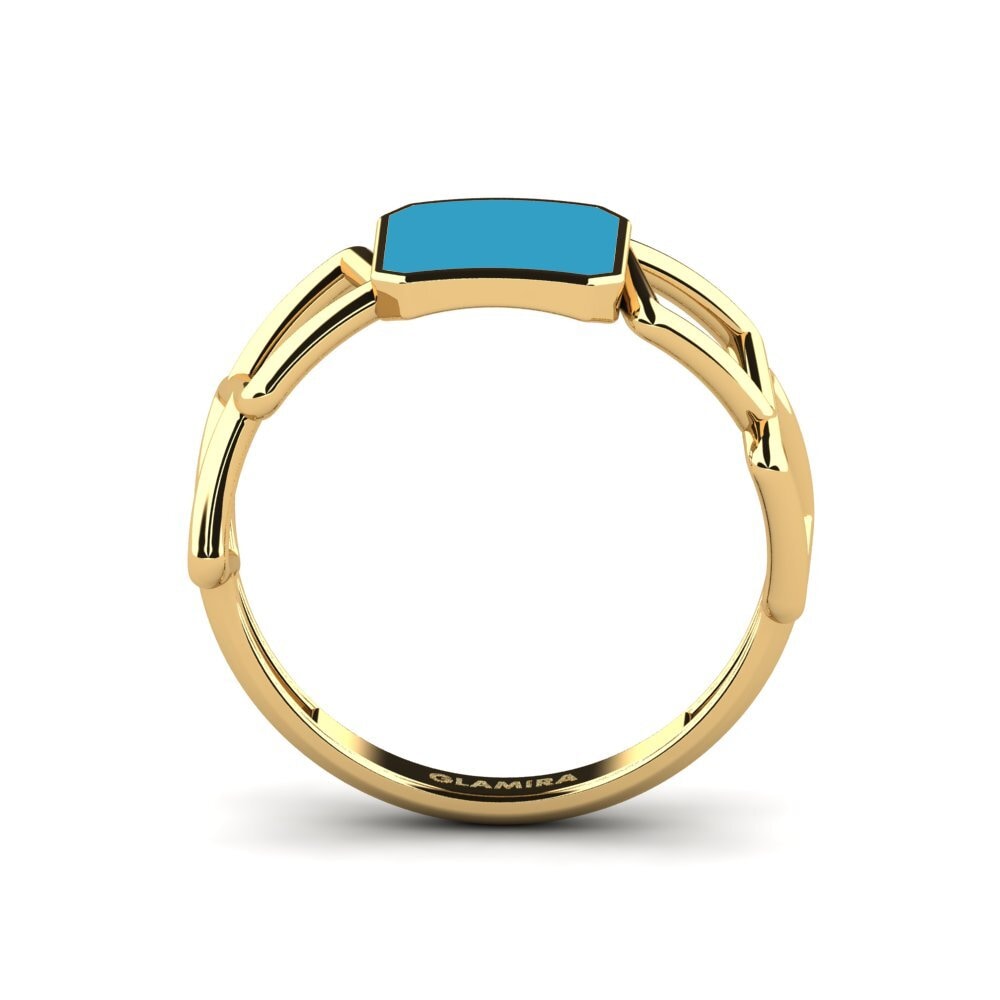 9ct Yellow Gold Ring Versienne