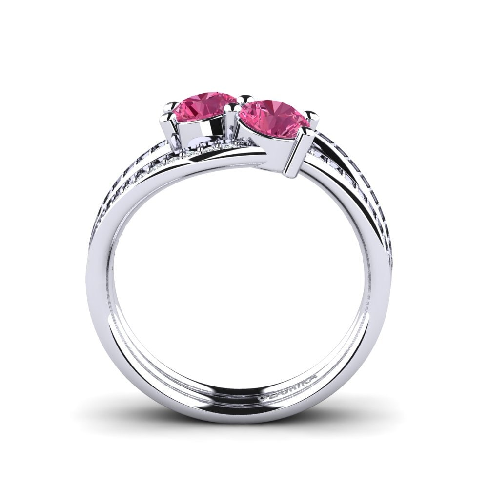 Turmalina rosa Anillo Veruca