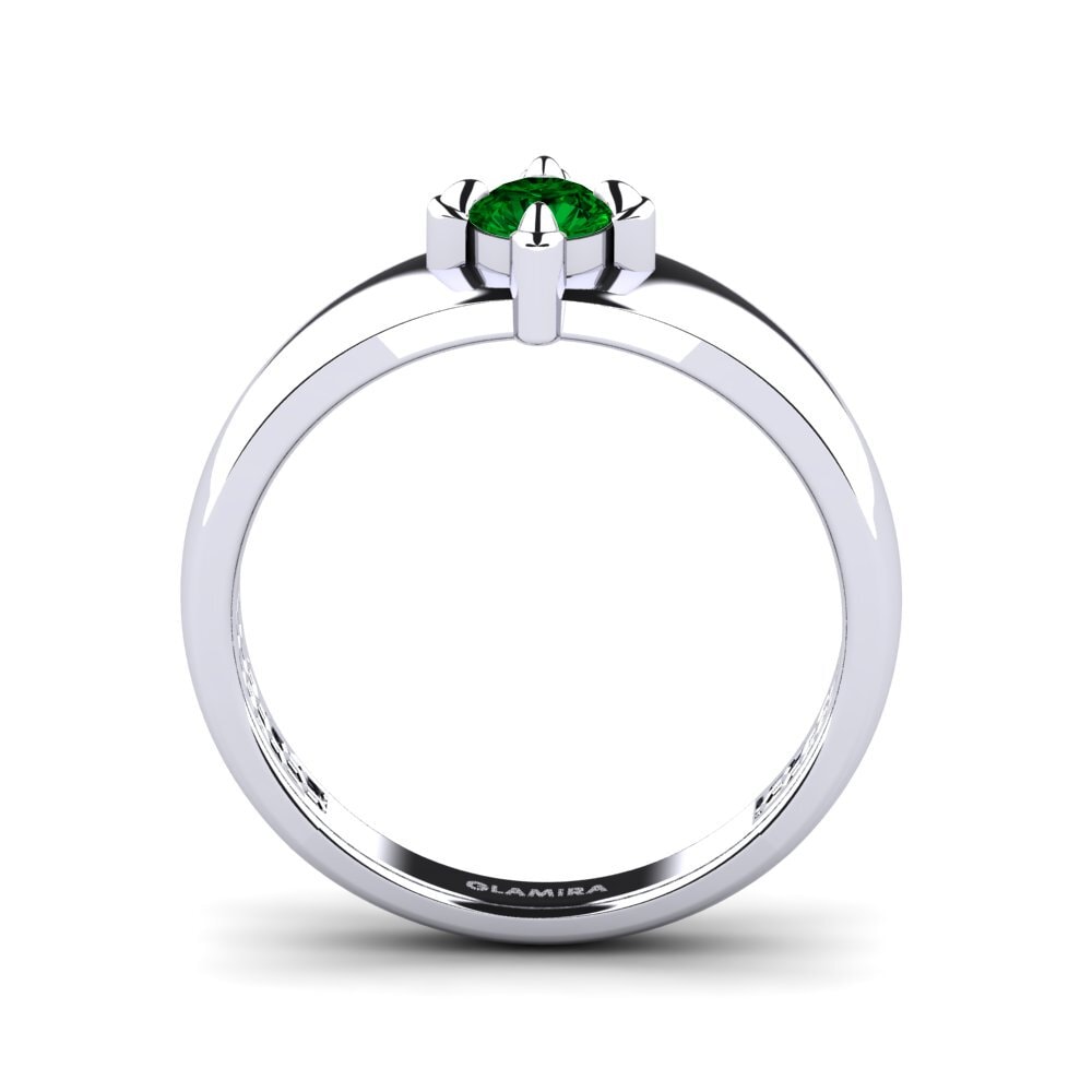 Green Zirconia Men's Ring Viaggio