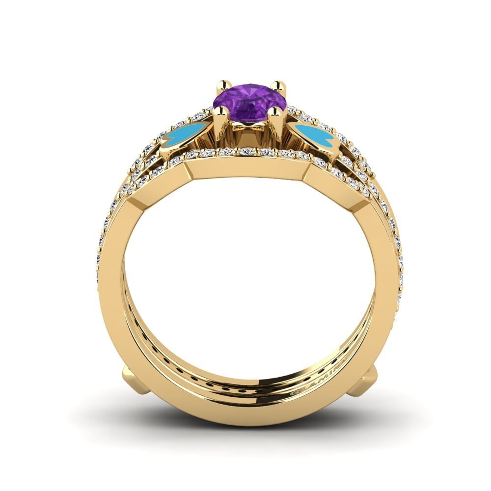 Amethyst Ring Vigetea - SET