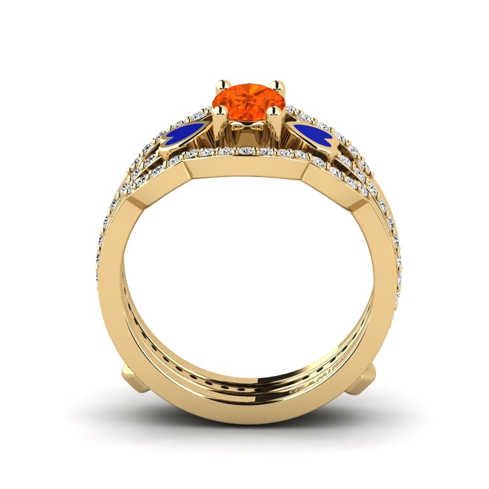 Feueropal Ring Vigetea - SET