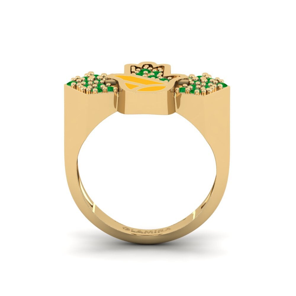 Smaragd Pinker Ring Vikela