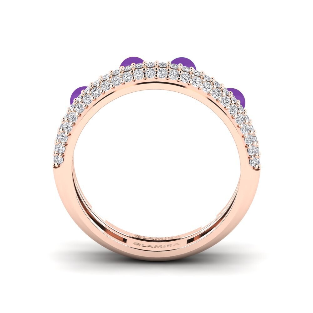 14ct Rose Gold Stackable Ring Vind