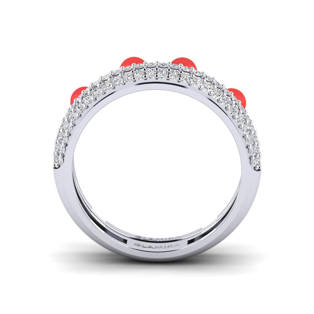 950 Palladium Stackable Ring Vind