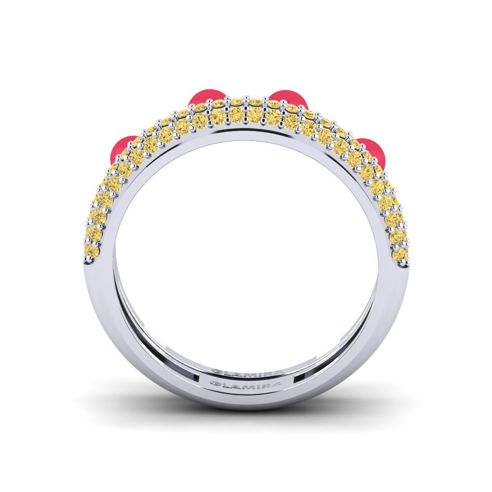 Yellow Diamond Stackable Ring Vind