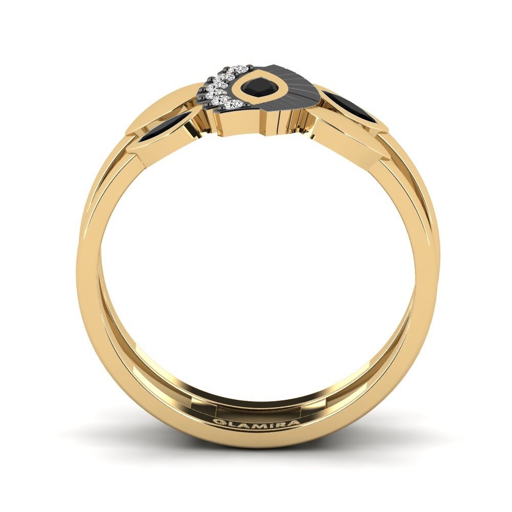Ónix Negro Anillo Vindue