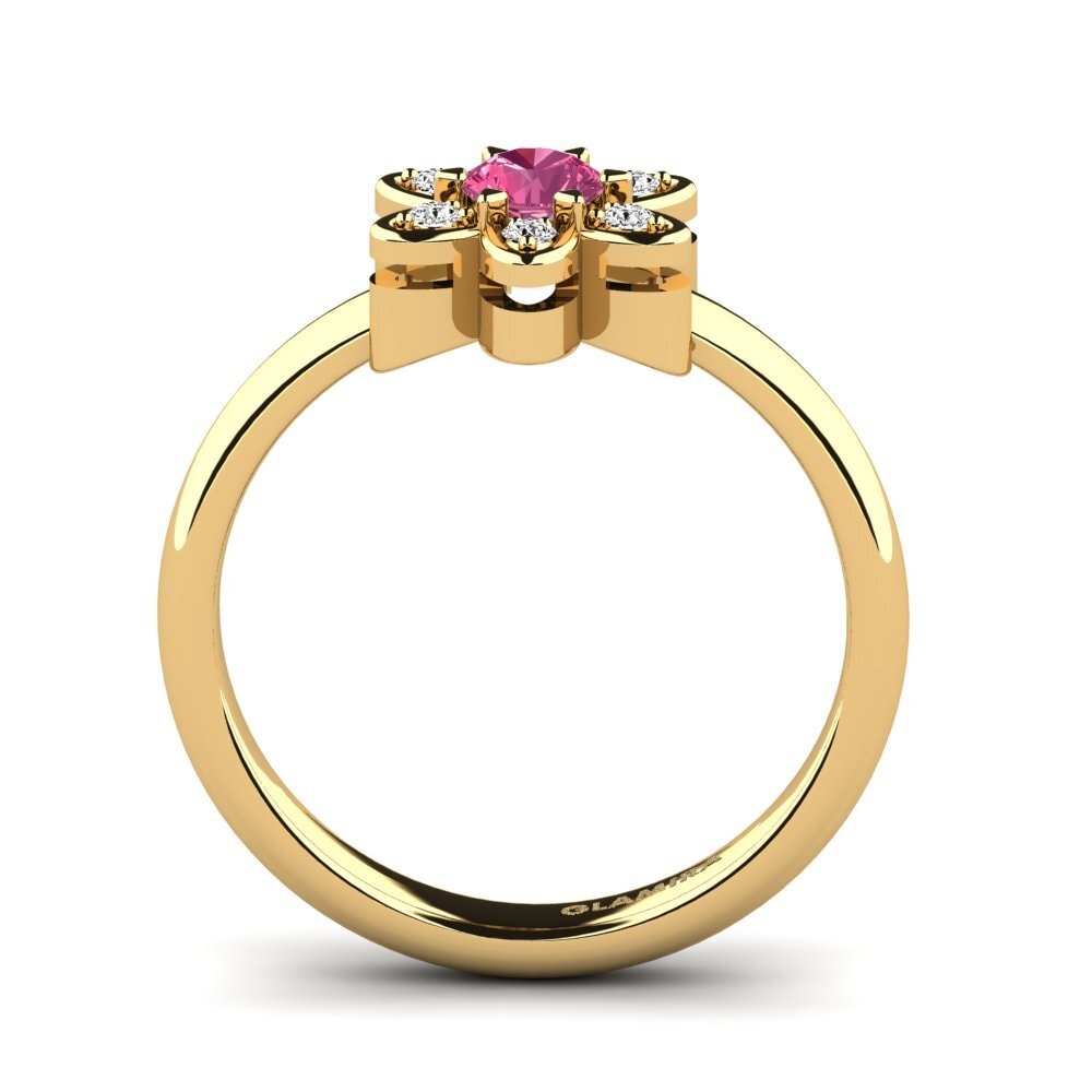 Pink Tourmaline Ring Vineux