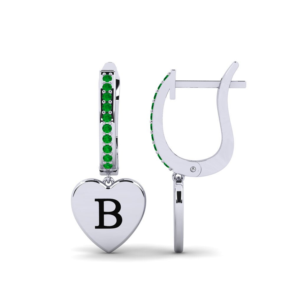 Emerald Women's Earring Vingtieme - B