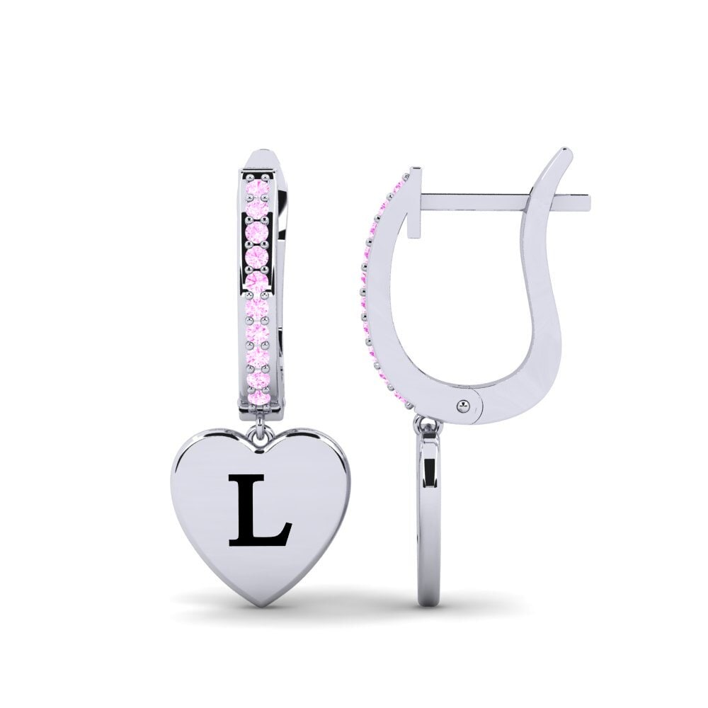 Pink Sapphire Women's Earring Vingtieme - L