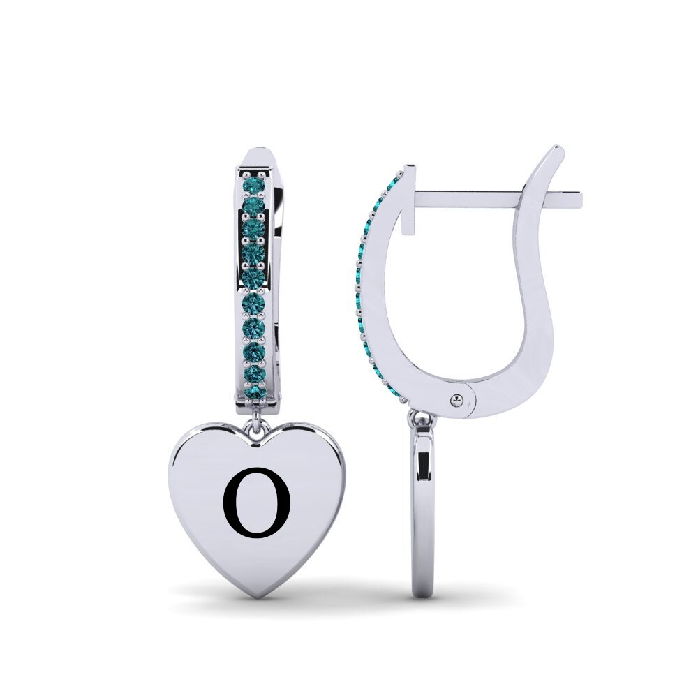 Blue Diamond Women's Earring Vingtieme - O