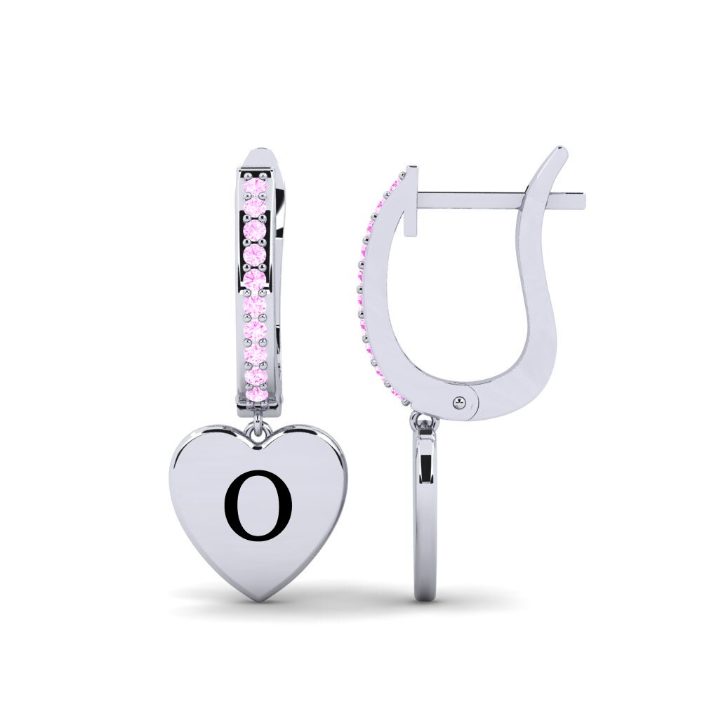 Pink Sapphire Women's Earring Vingtieme - O