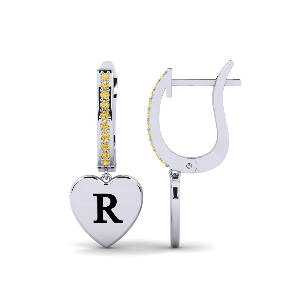 Yellow Diamond Women's Earring Vingtieme - R