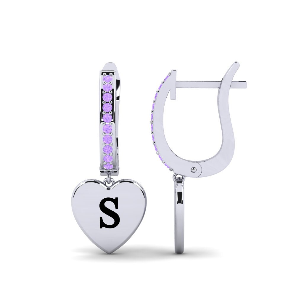 Amethyst Women's Earring Vingtieme - S