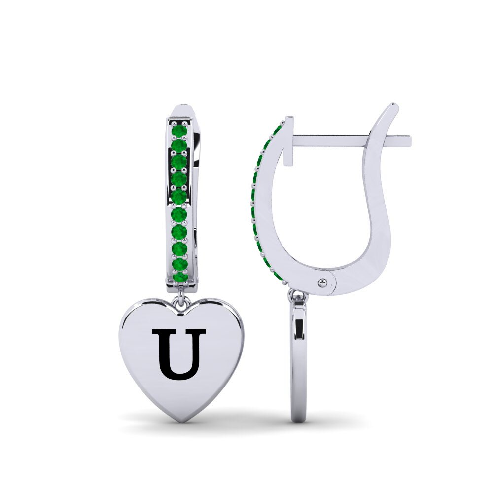 Emerald Women's Earring Vingtieme - U