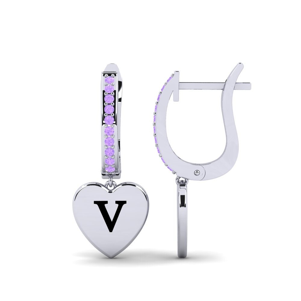 Amethyst Women's Earring Vingtieme - V