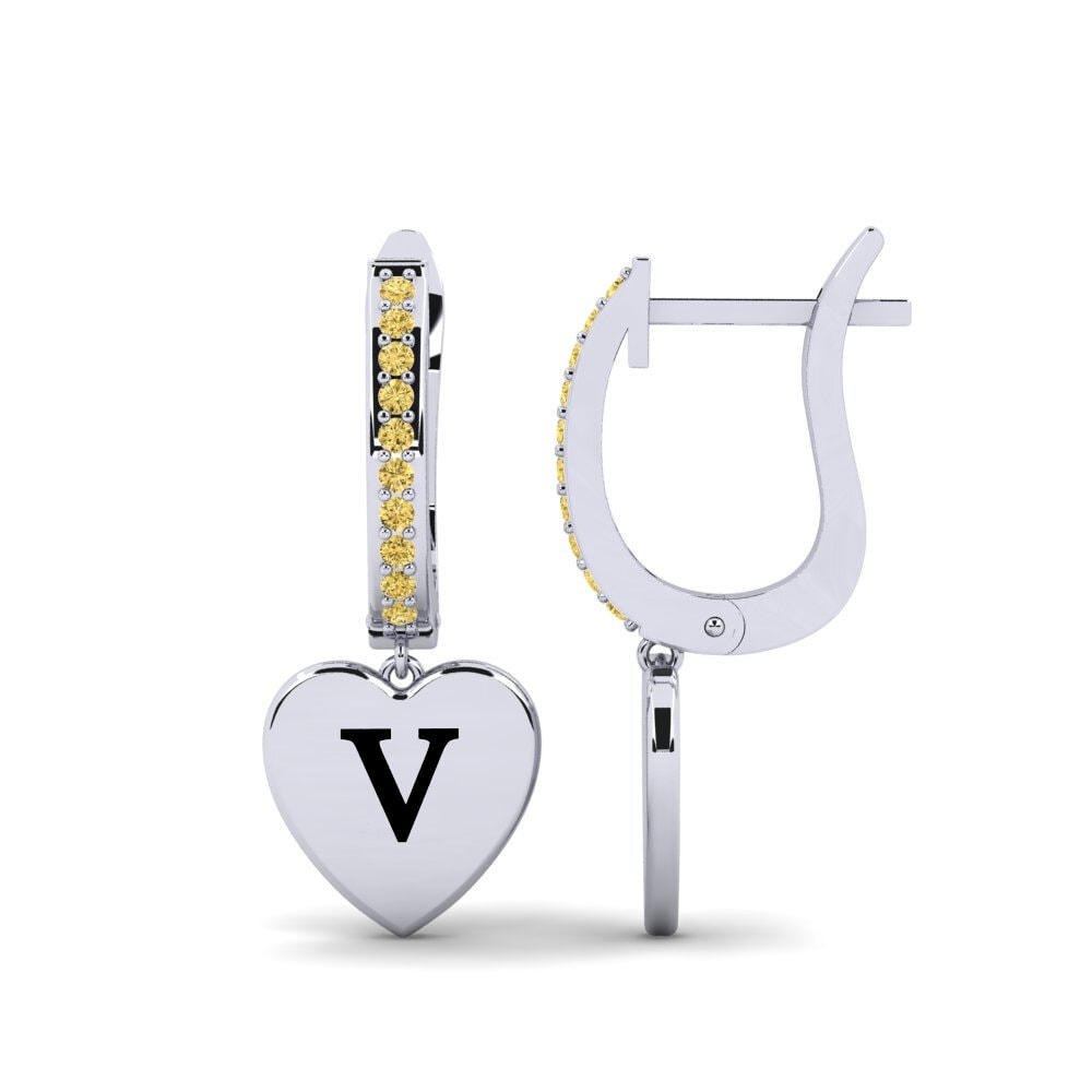 Yellow Diamond Women's Earring Vingtieme - V