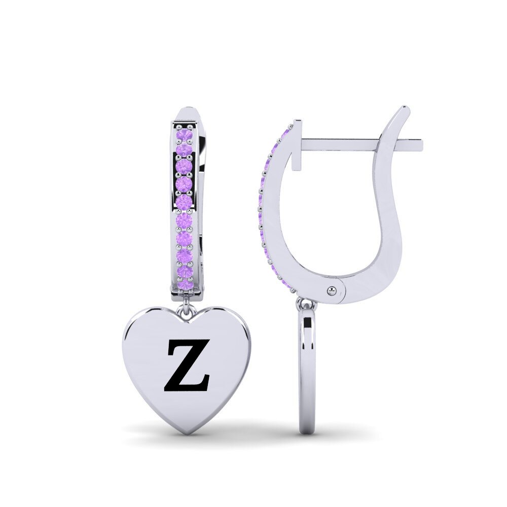Amethyst Women's Earring Vingtieme - Z