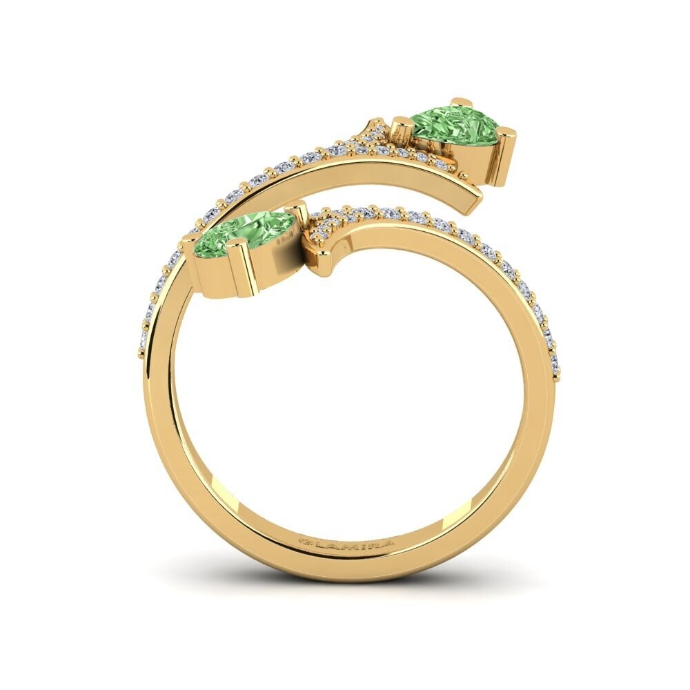 Diamante Verde SYLVIE Anillo Viridescent