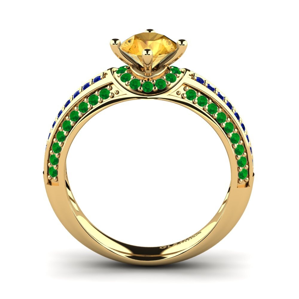Citrine Engagement Ring Voileta