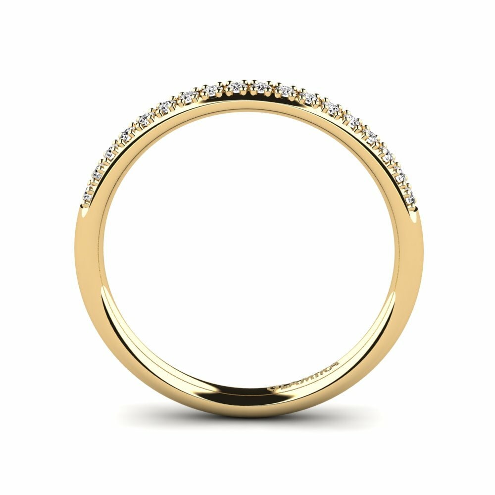 14ct Yellow Gold Moissanite Ring Vontasia