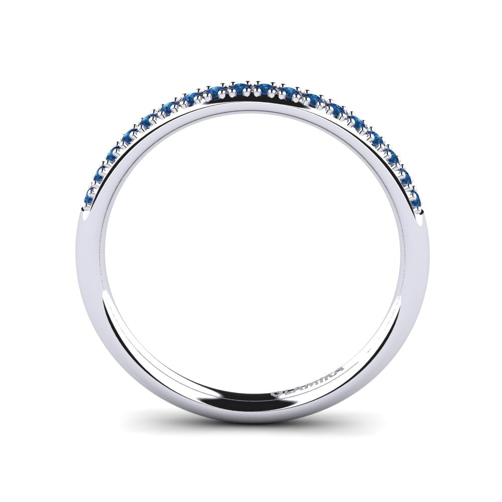 Zircone Blu Scuro Anello Vontasia