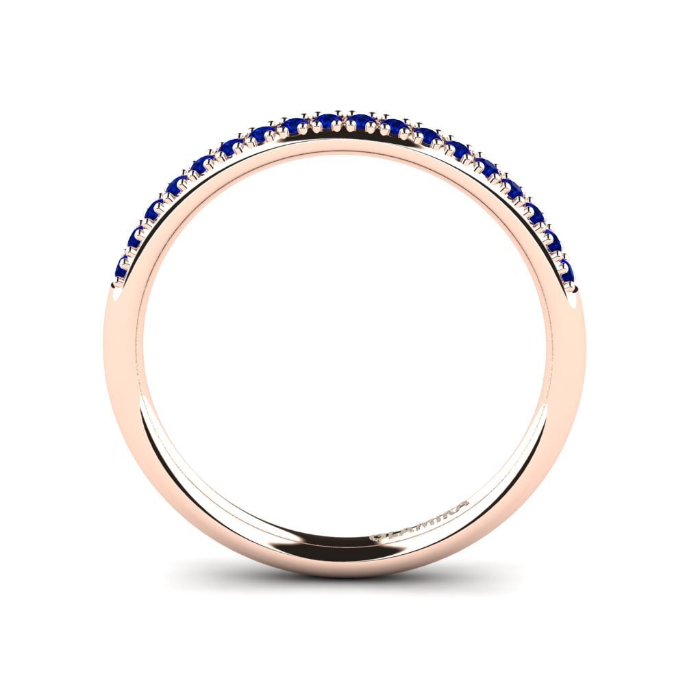 14ct Rose Gold Sapphire Ring Vontasia