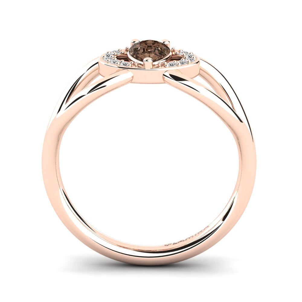 Smoky Quartz Engagement Ring Vontressa
