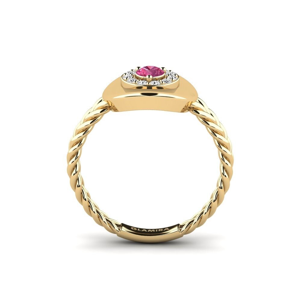 Rosa Turmalin Ring Vredno