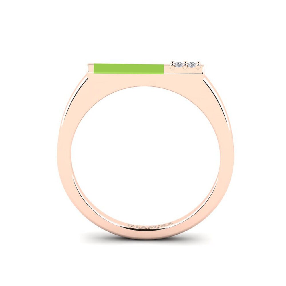 Rotgold 375 Pinker Ring Vryonisi