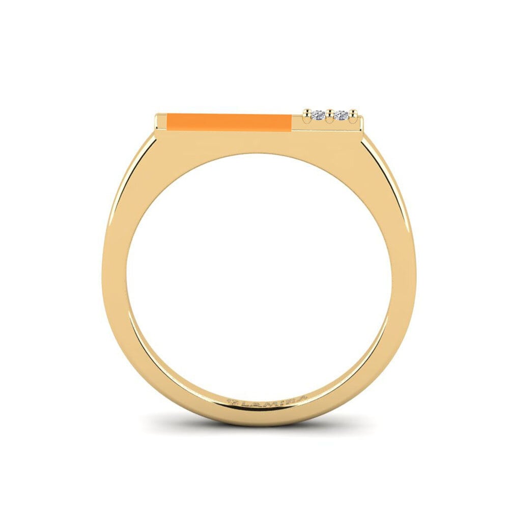Labor-gezüchteter Diamant Pinker Ring Vryonisi