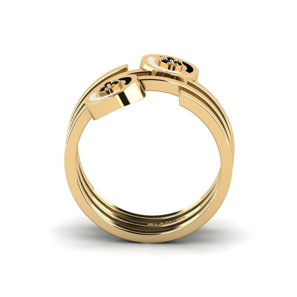 Zafiro negro Anillo Wagnerx