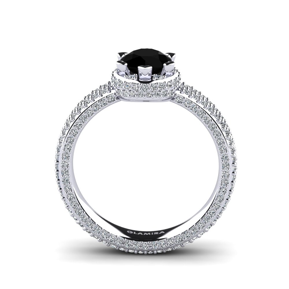 Black Diamond Engagement Ring Wailord
